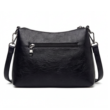 Soft Leather Crossbody With 3 Compartments