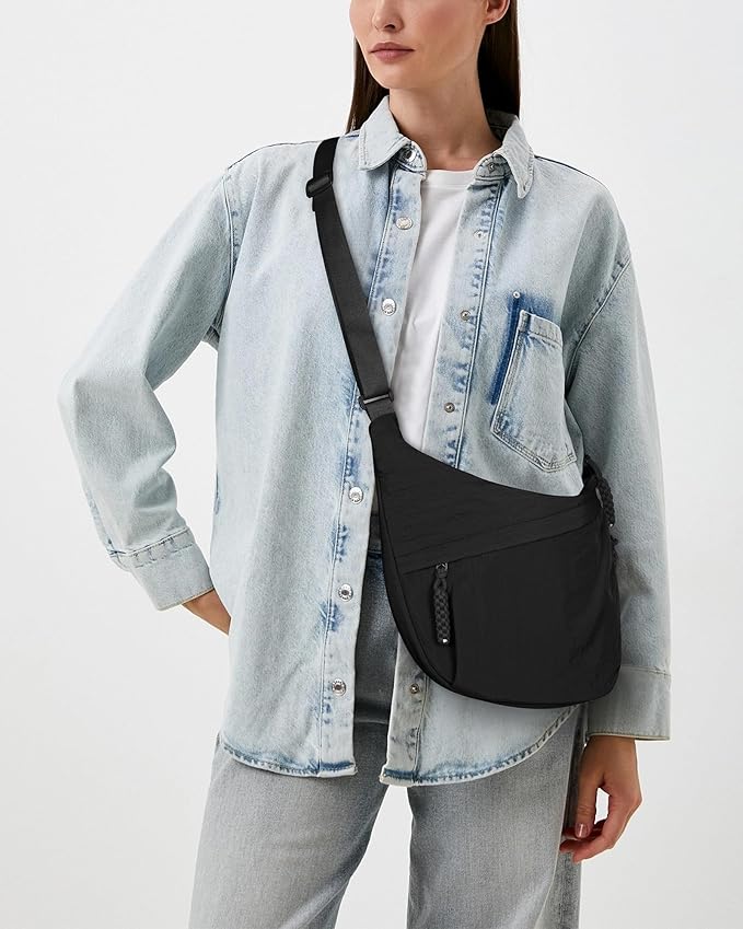 Ultra-Light Nylon Crossbody Bag